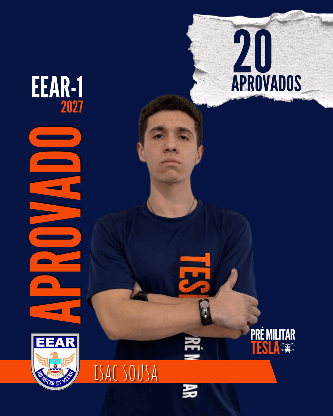 Isac Sousa — Aprovado na EEAR